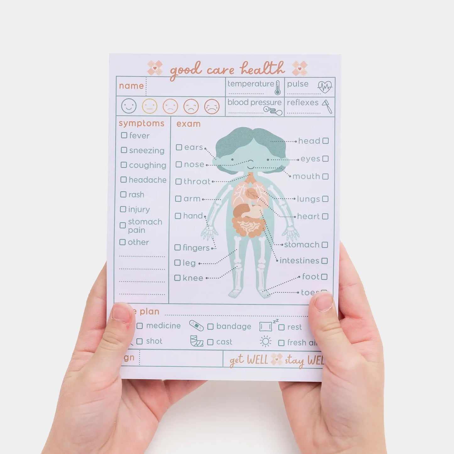 Doctor's Visit Pretend Play Notepad | Imaginative Gift
