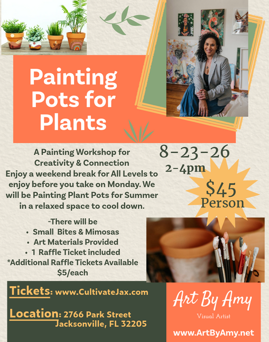Painting Pots for Plants Workshop | August 23rd  2-4pm