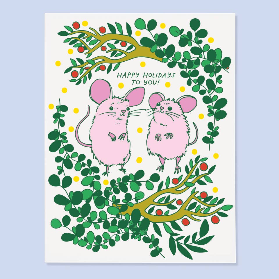 Xmas Mice Card