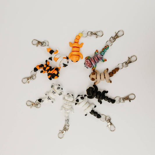 3D Printed Cat Keychains - Assorted Styles