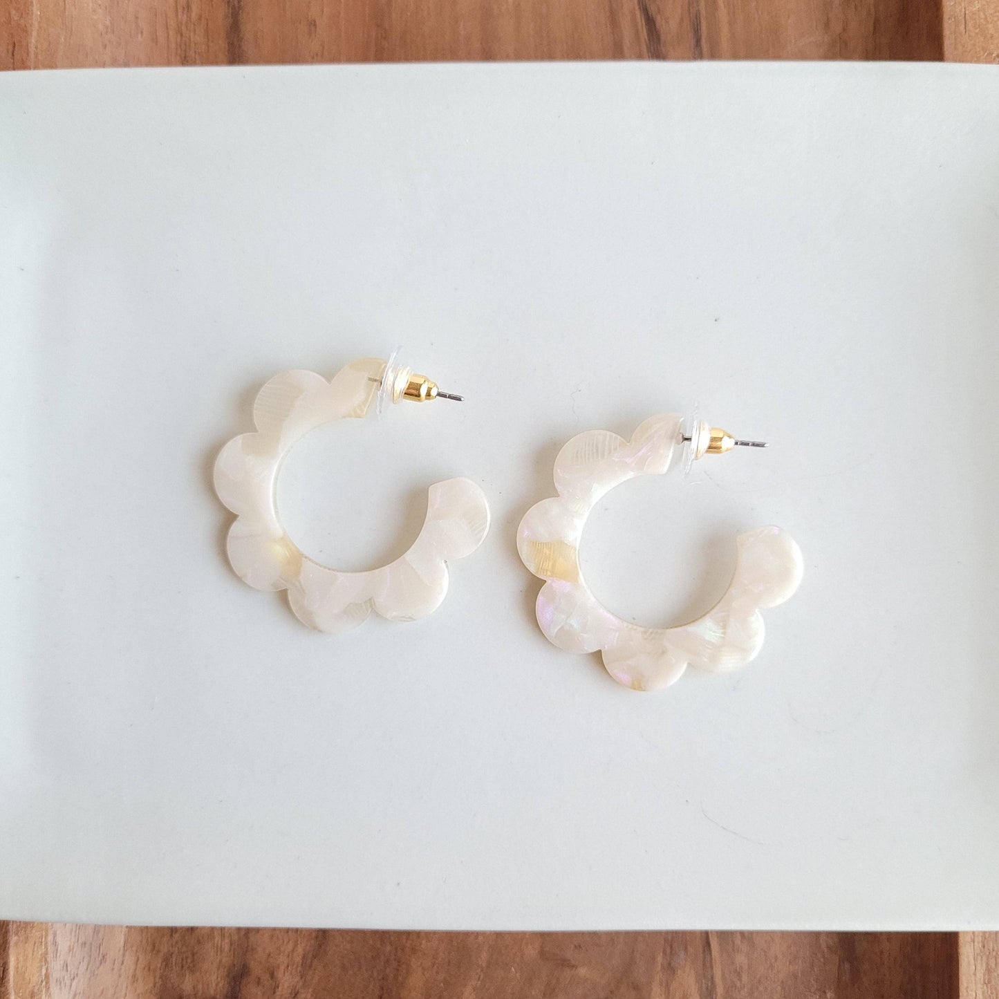 Flora Hoop Earrings