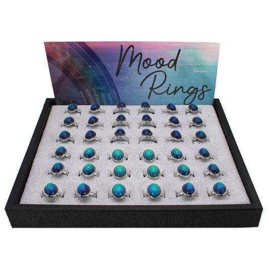Oval Adjustable Mood Ring