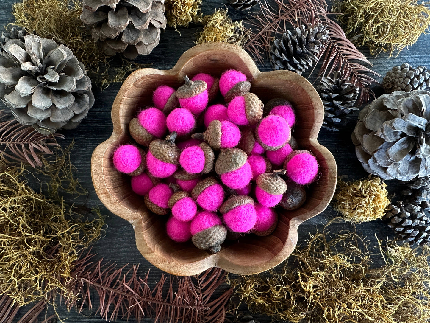 Felted Wool Acorn