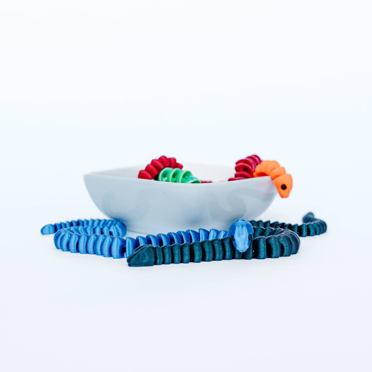 Small 3D Printed Snakes – Assorted Colors