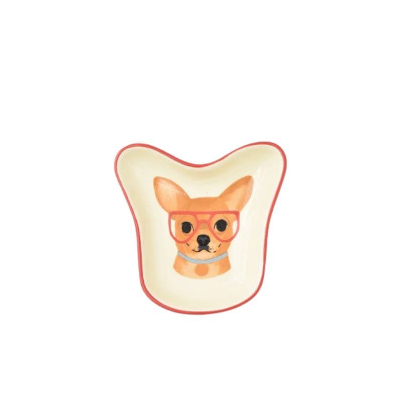 Cute Dog Design Ceramic Sauce Dish