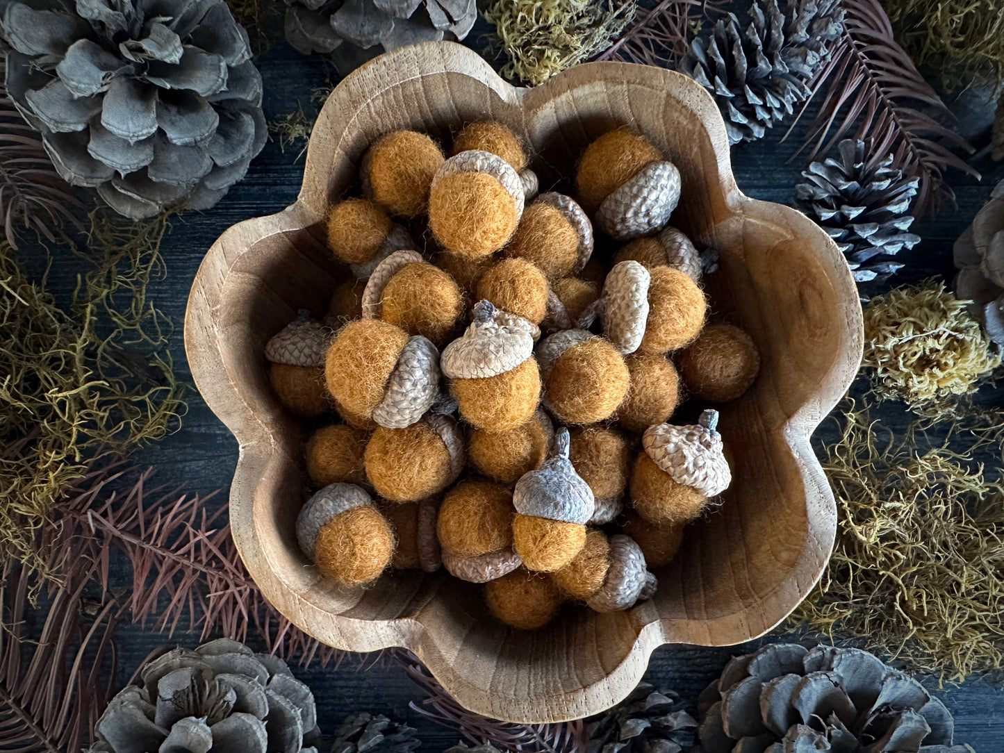 Felted Wool Acorn