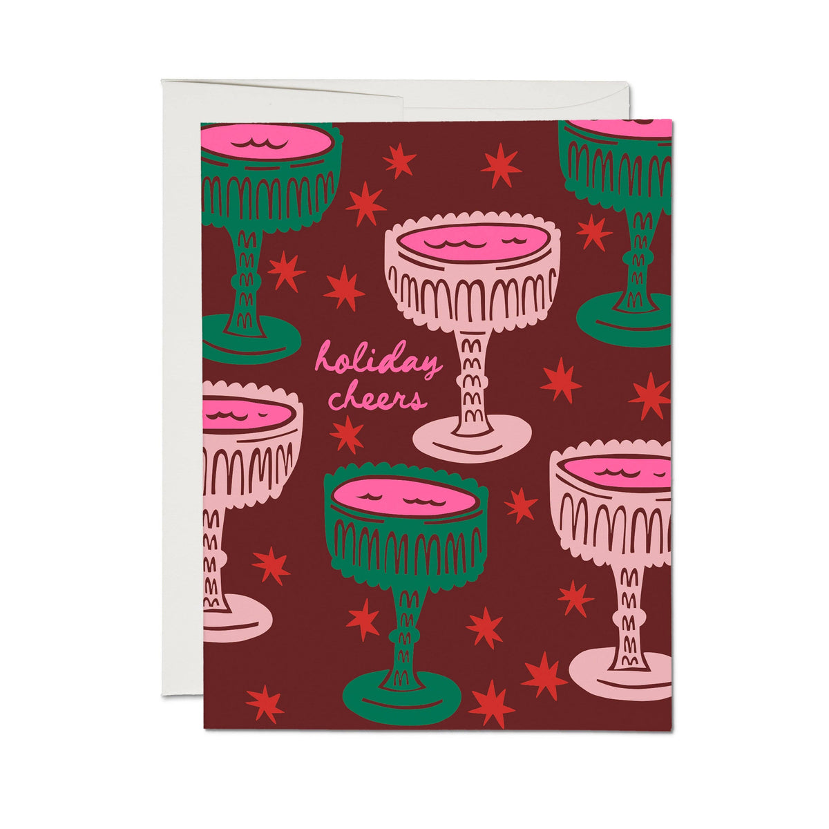Crystal Cheers Greeting Card