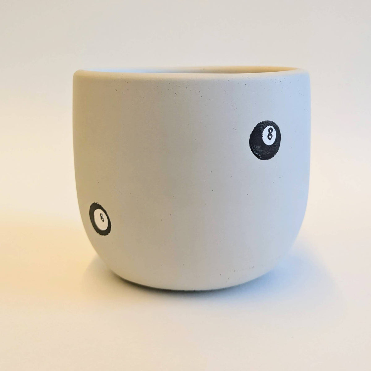 Concrete Planter - 4" | Plant Pot With Drainage Hole