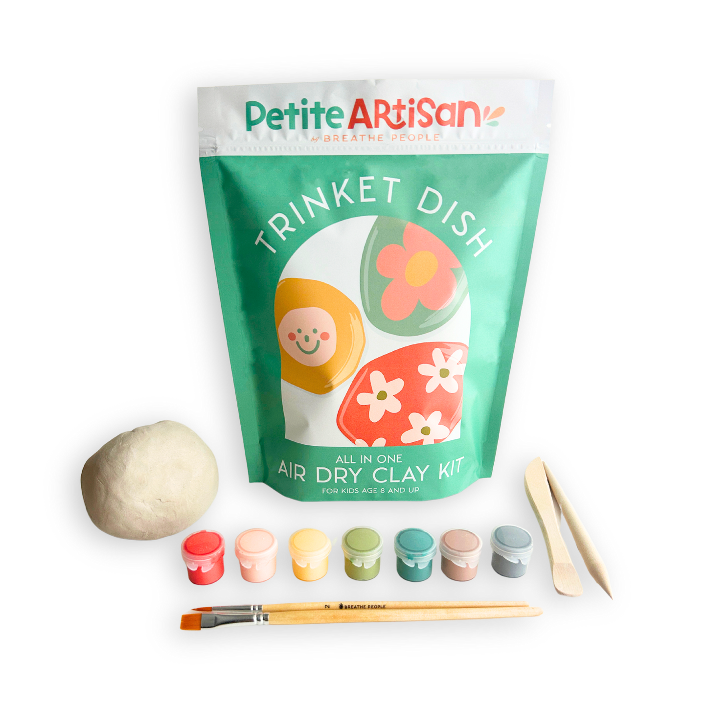 Kids DIY Clay Kit — Make and Paint Your Own Trinket Dishes