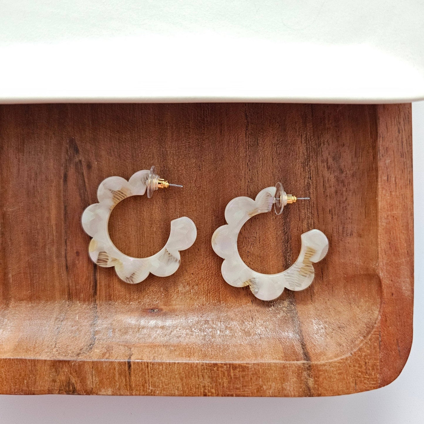 Flora Hoop Earrings
