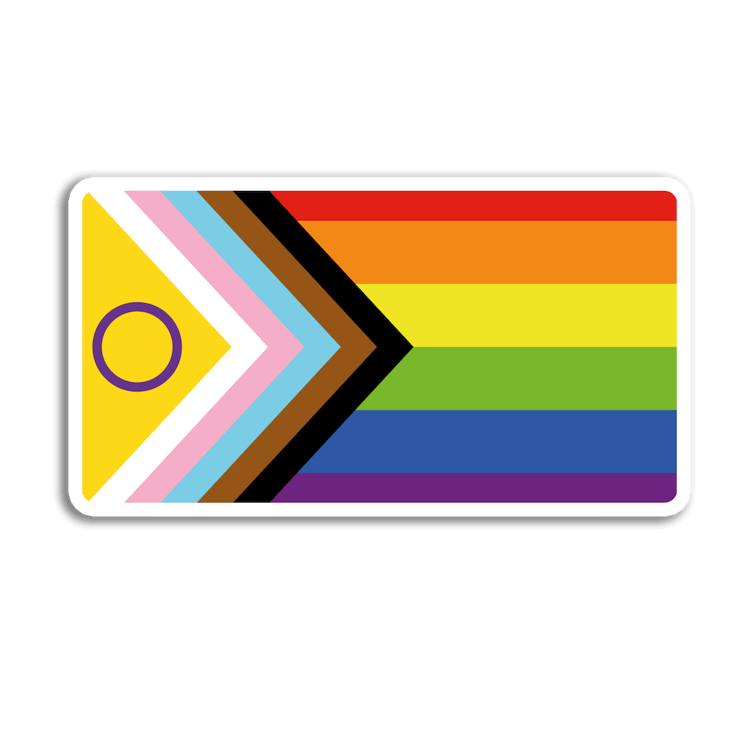 Intersex-Inclusive Pride Flag Sticker