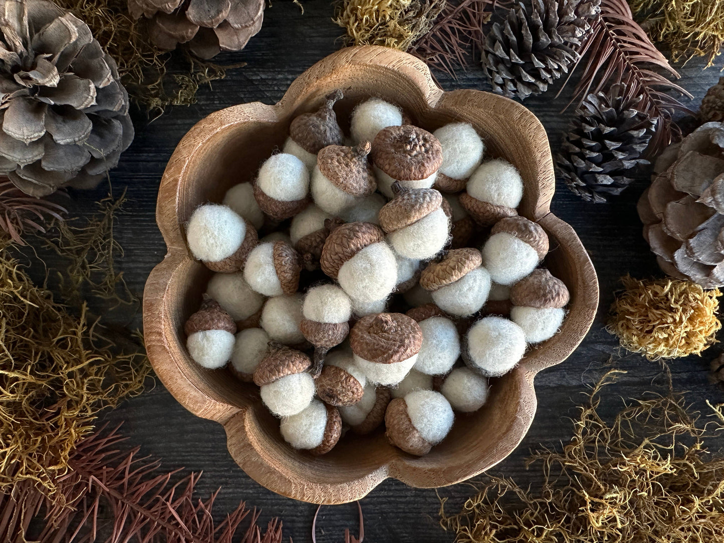 Felted Wool Acorn