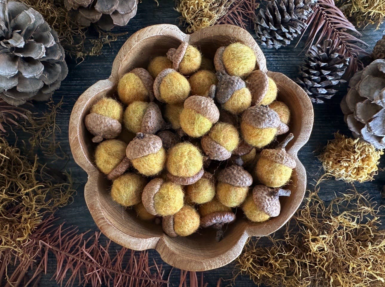 Felted Wool Acorn