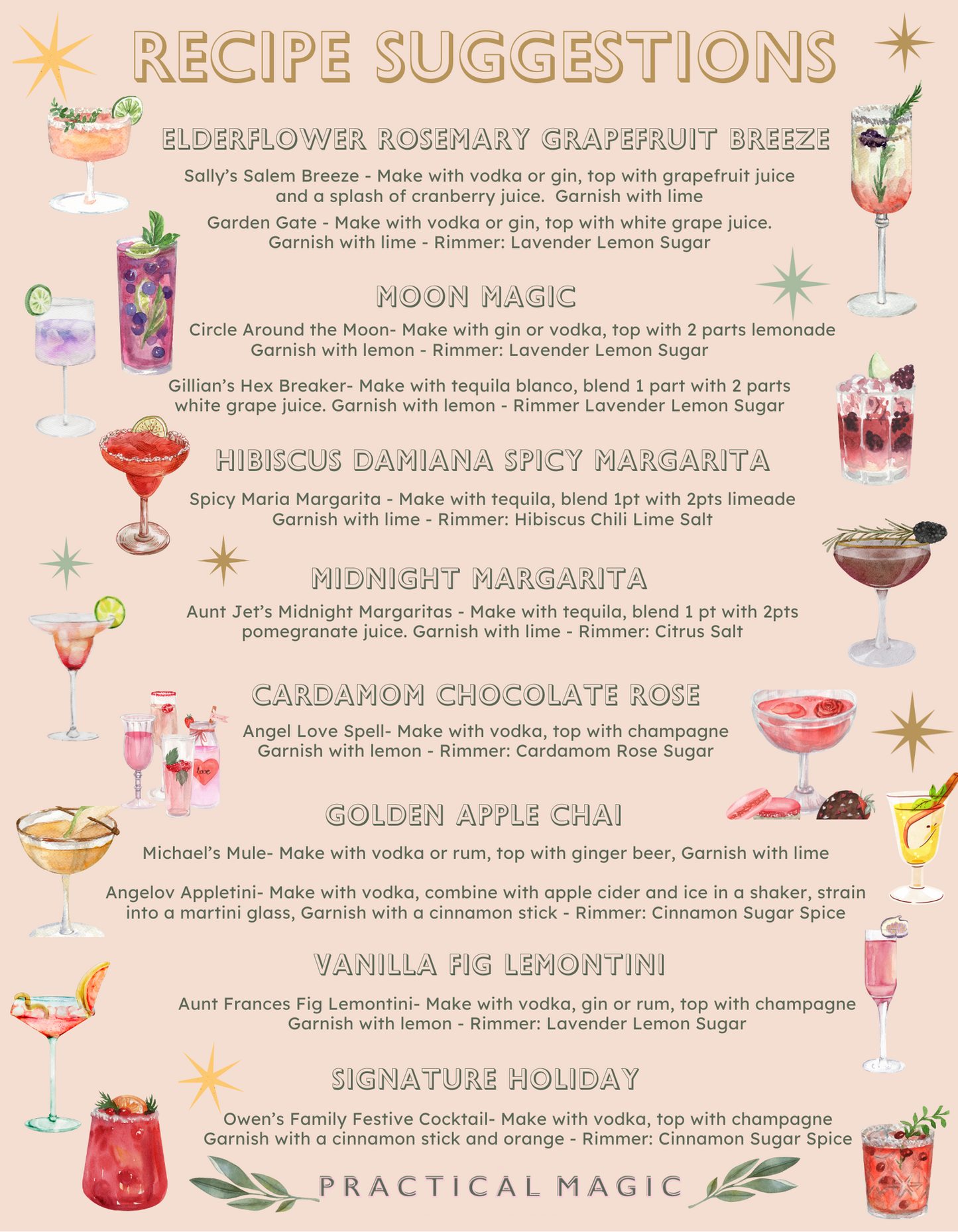 Moon Magic Martini Craft Cocktail Infusion Kit