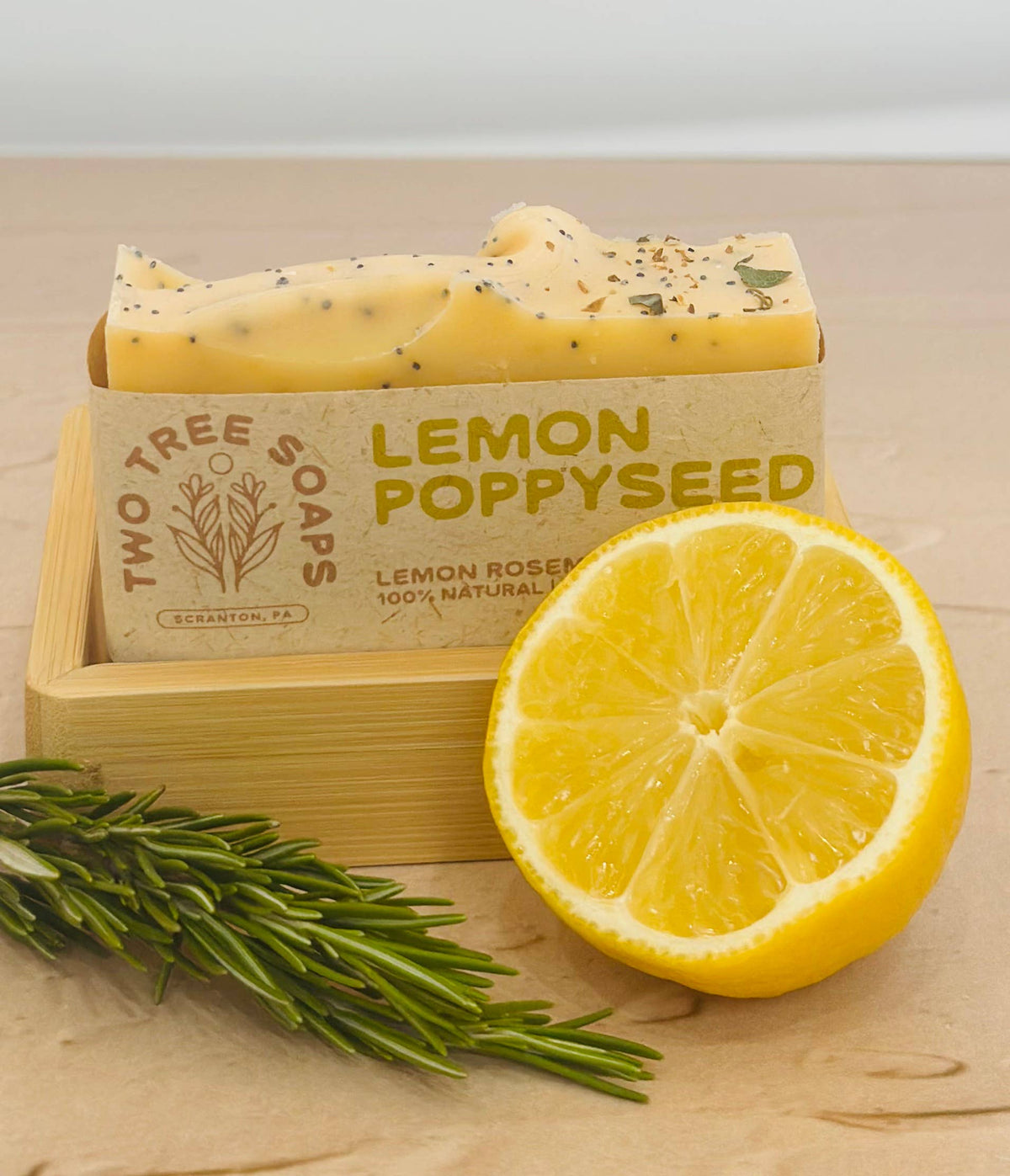 Lemon Poppyseed | Natural Handmade Bar Soap