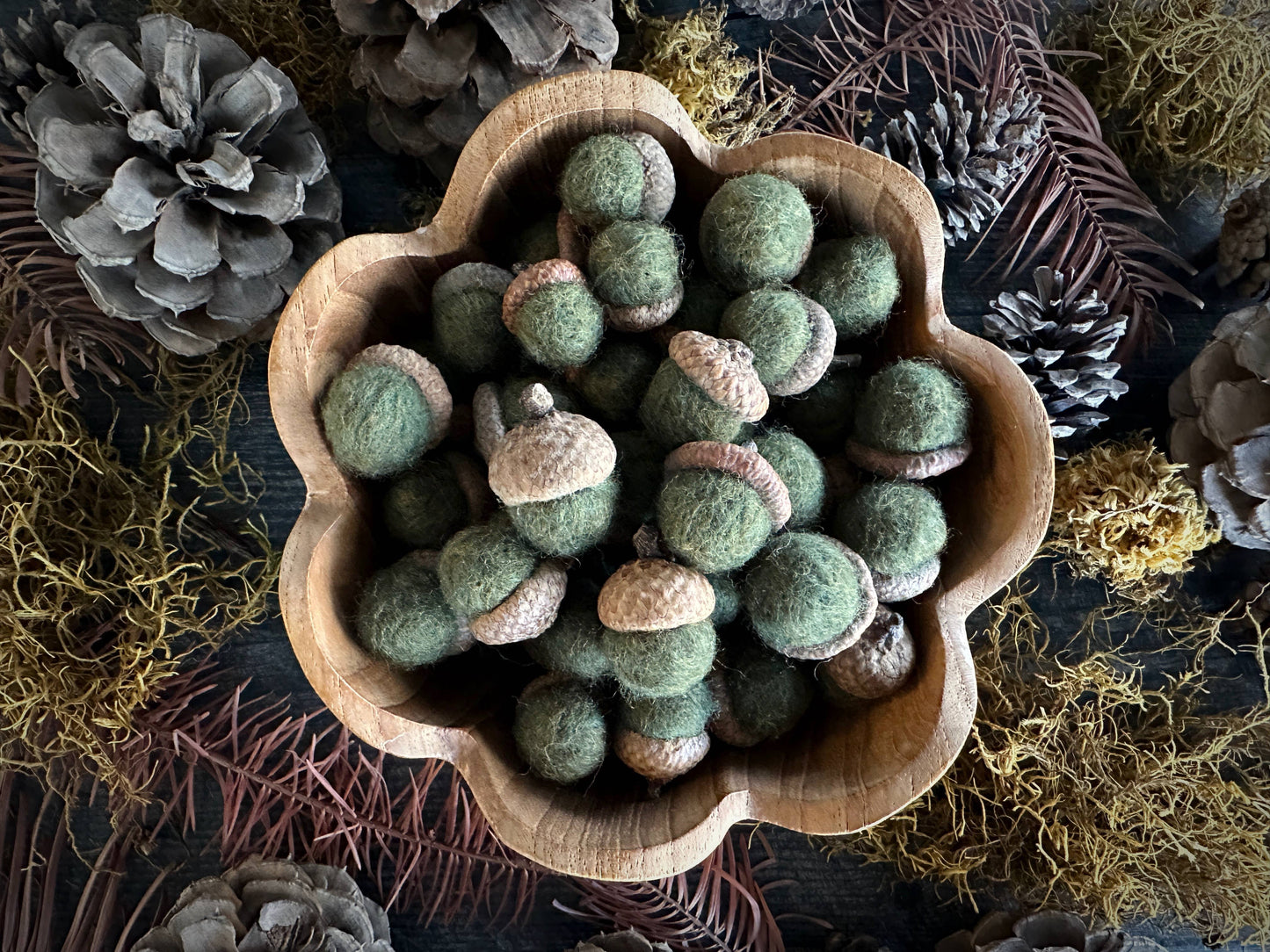 Felted Wool Acorn