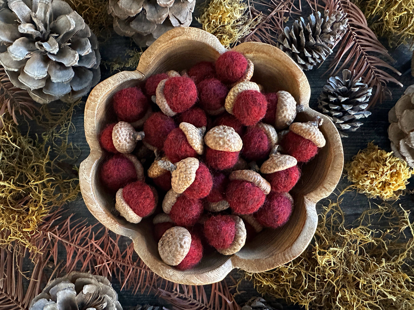 Felted Wool Acorn