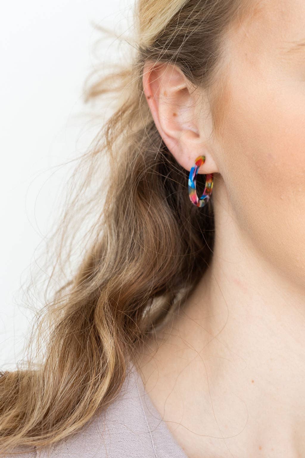 Cam Mini Hoop Earrings