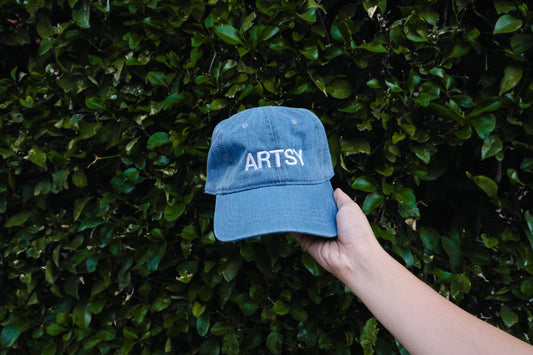 Artsy embroidered hat