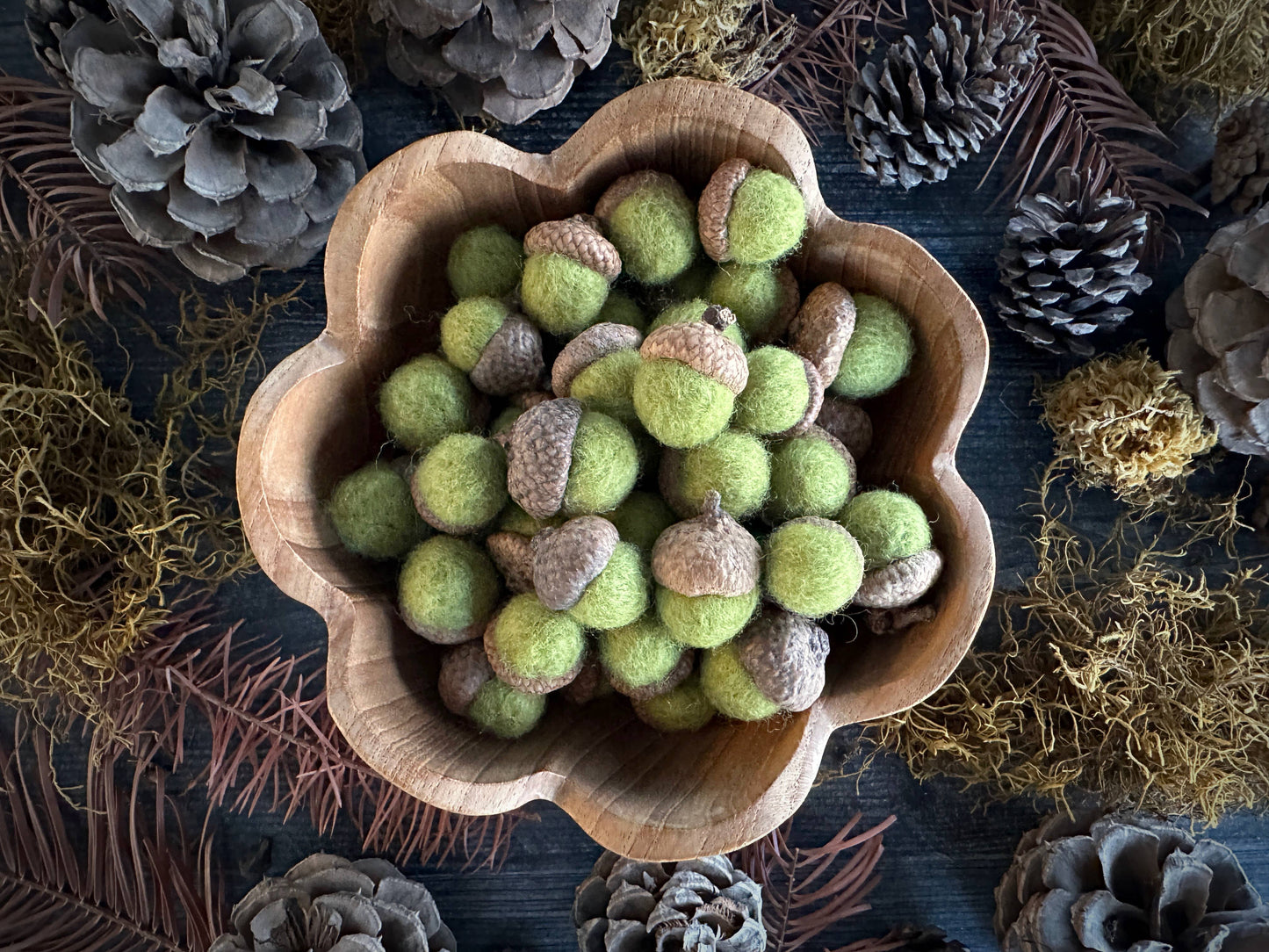 Felted Wool Acorn
