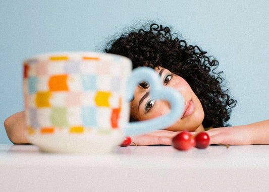 Check Face Mug
