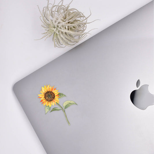 Sunflower Floral Sticker