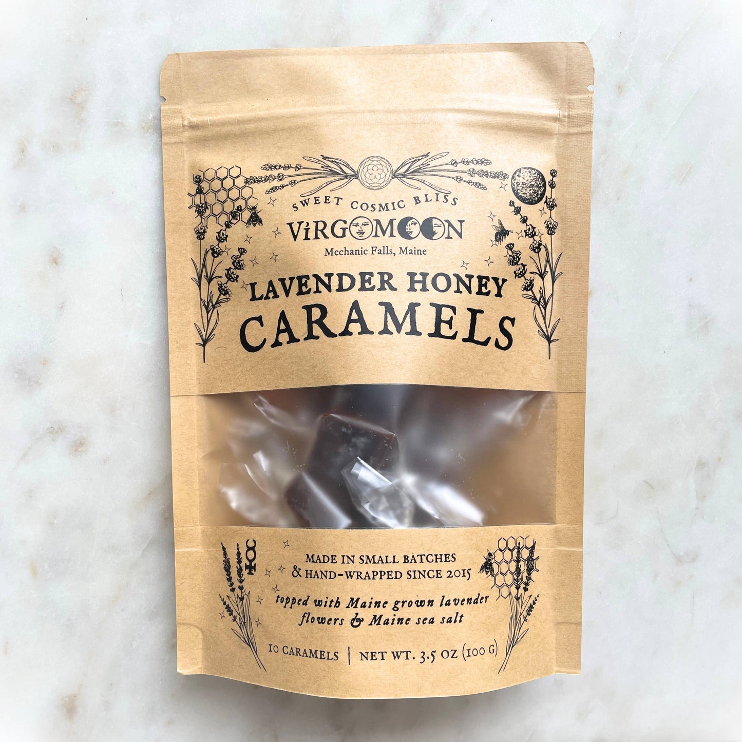 Lavender Honey Caramels