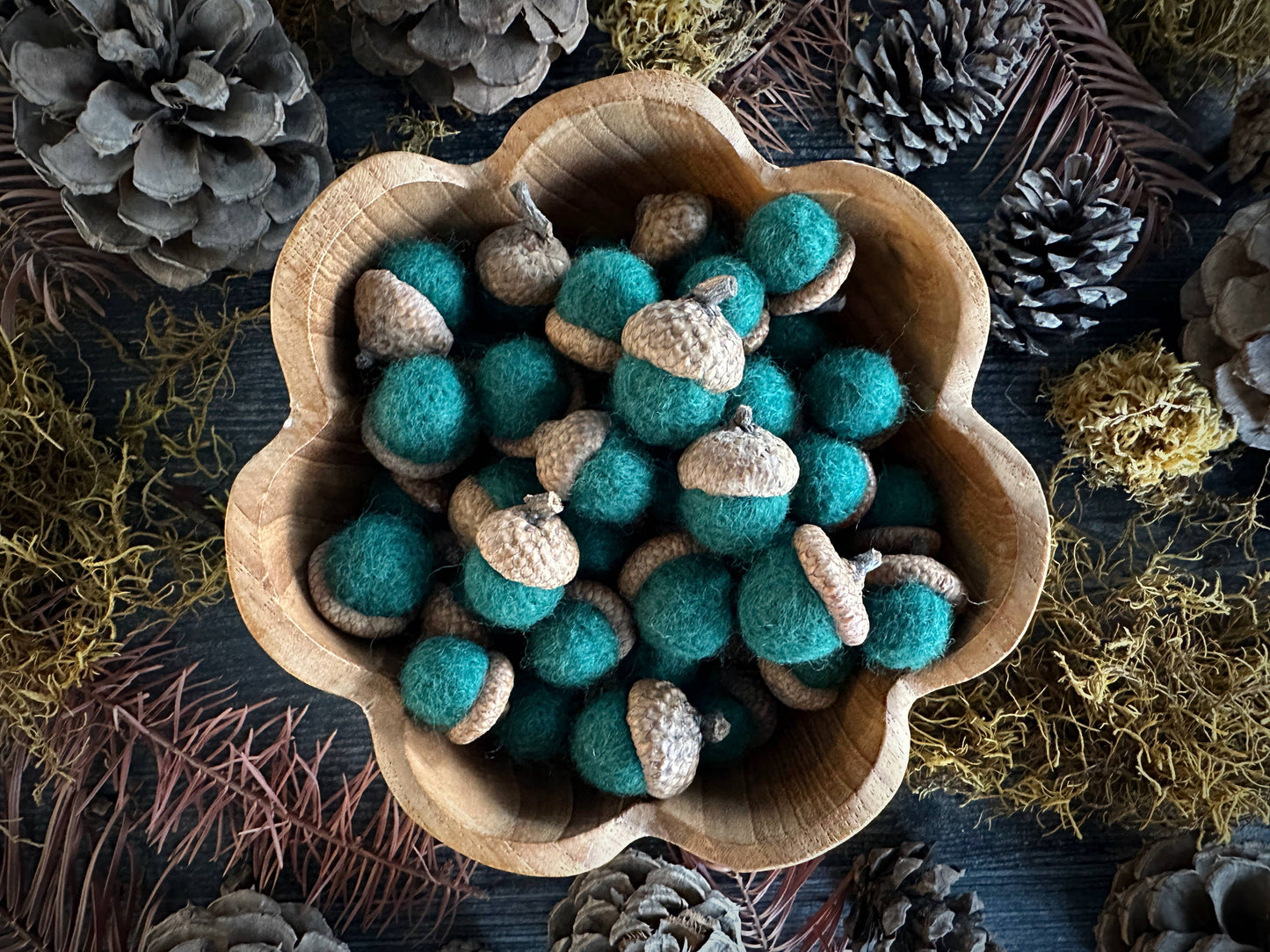 Felted Wool Acorn