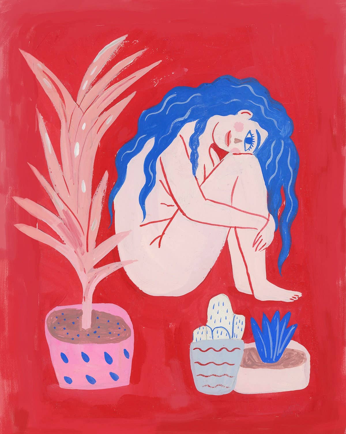 Art Print - Cyclops In Love by Sarah Walsh