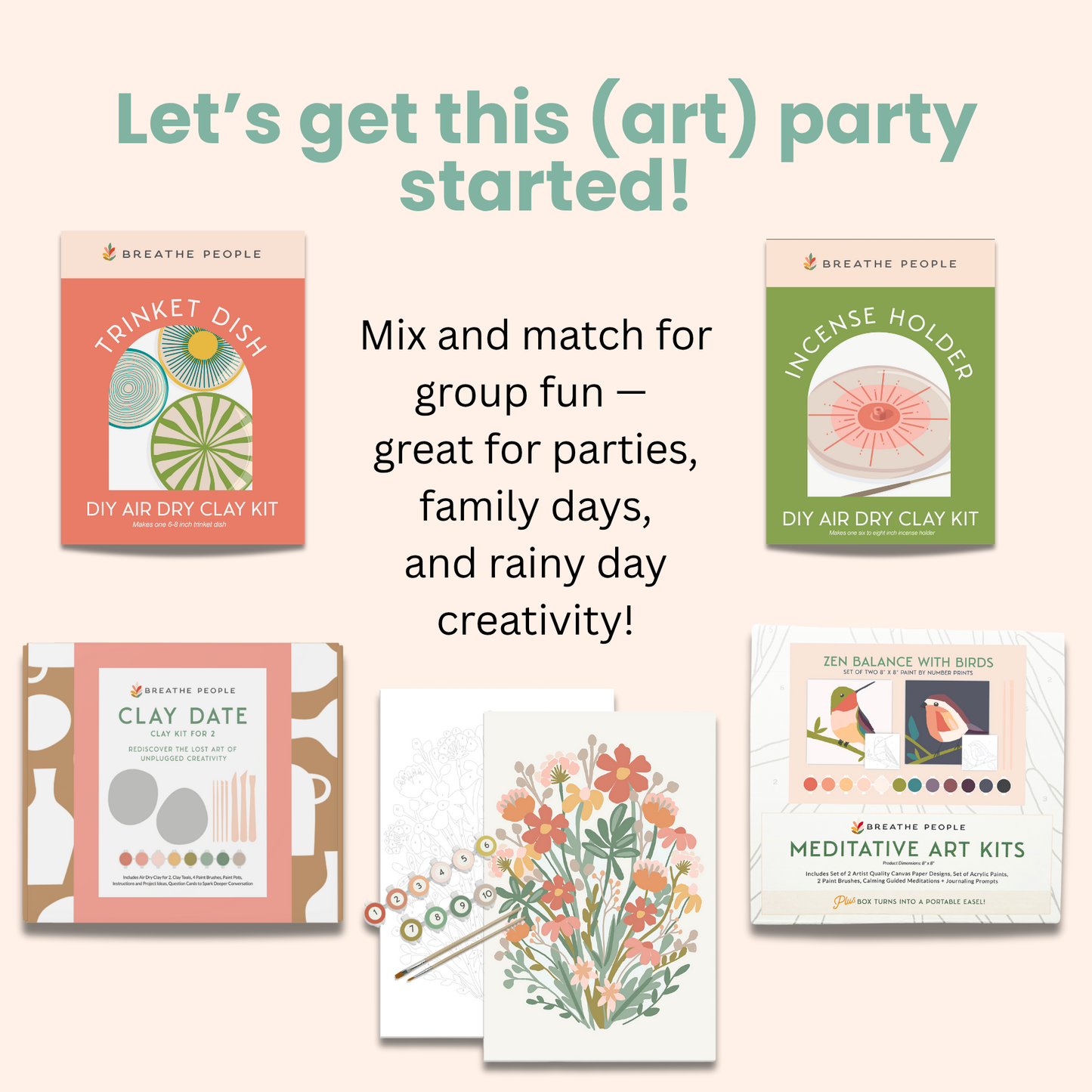 DIY Air Dry Clay Kit- Make Your Own Wind Chimes