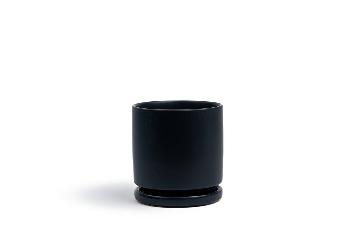 10.5" Gemstone Cylinder Pots with Water Saucers