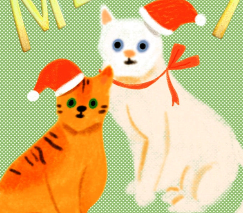 CRIMBO KITTENS - Holiday Card