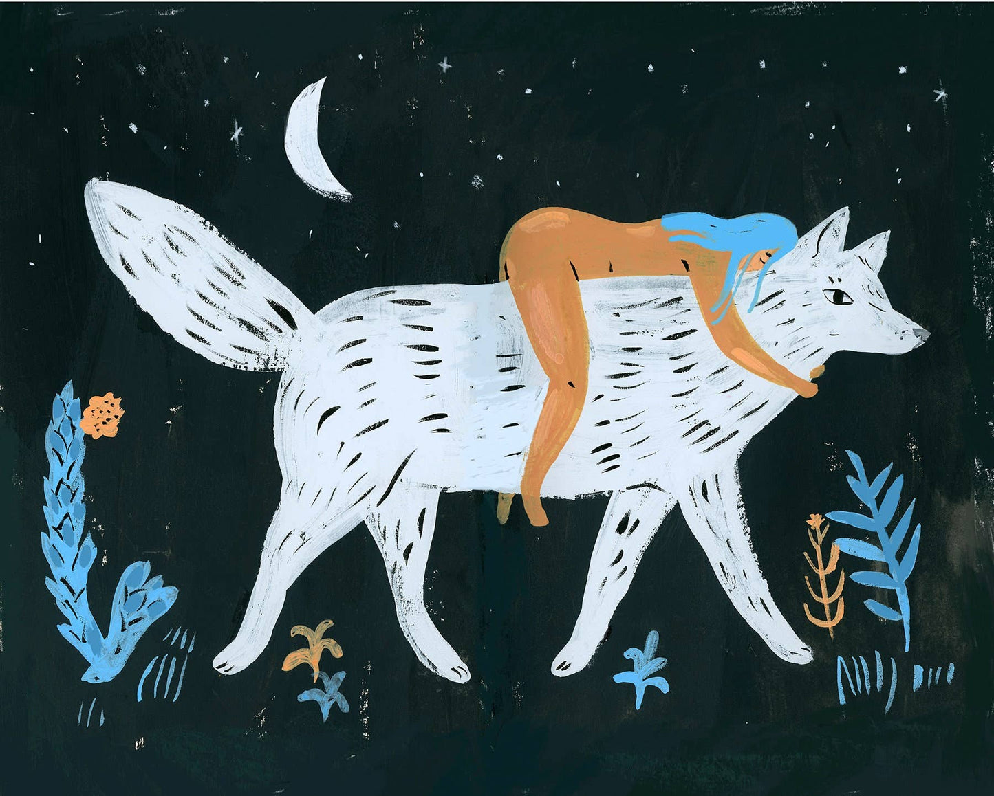 Art Print - Dire Wolf Wildlife by Sarah Walsh