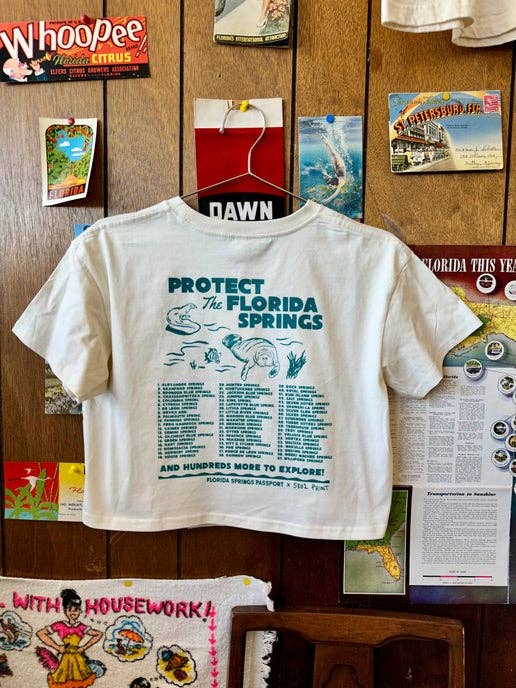 Protect the Florida Springs Crop Top