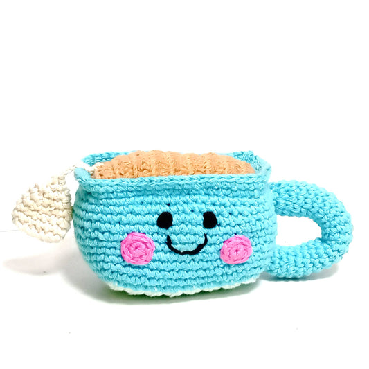 Pretend Play Food Rattle -  Chai Latte