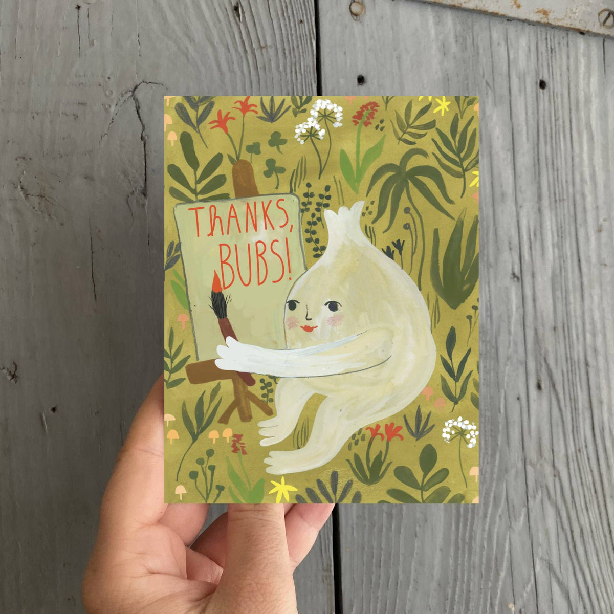 Thanks Bubs Greeting Card