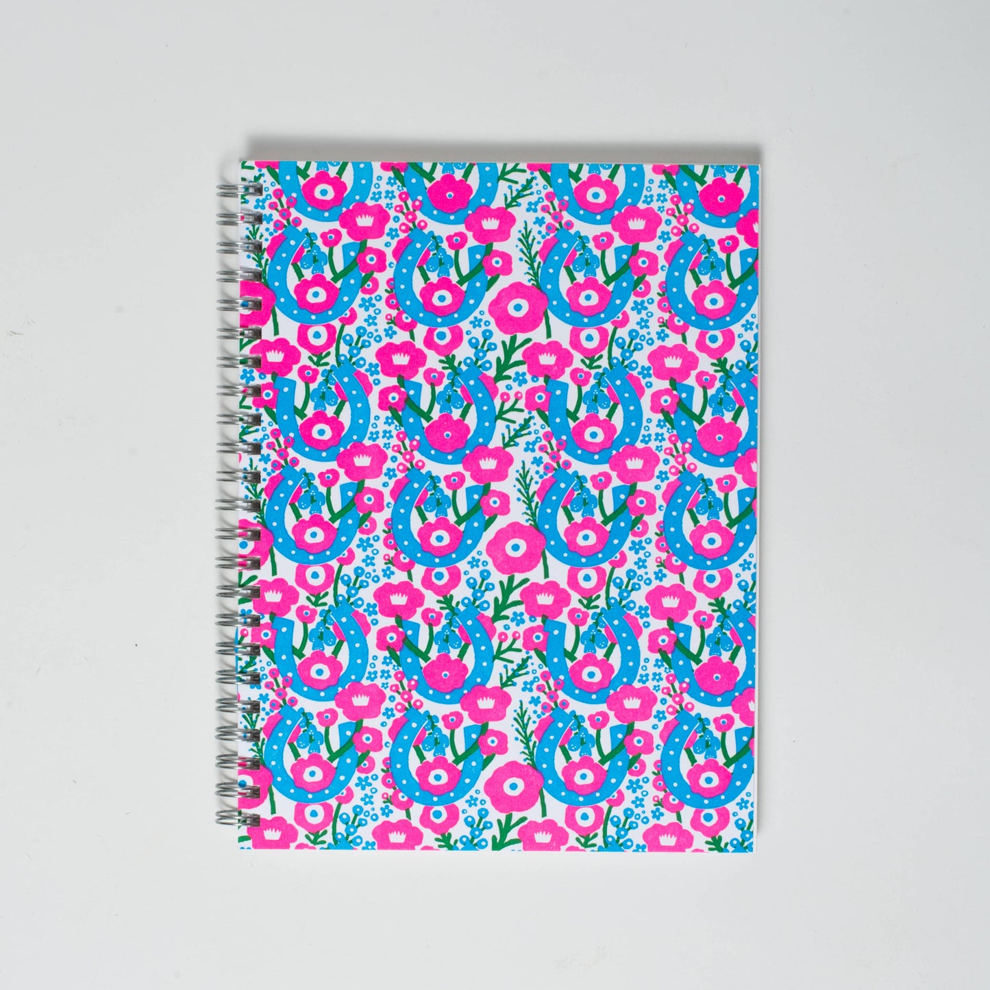 Lucky Horseshoes Blank Letterpress Notebook by Hello!Lucky