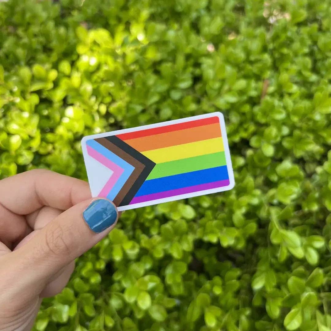 Progress Pride Flag Sticker