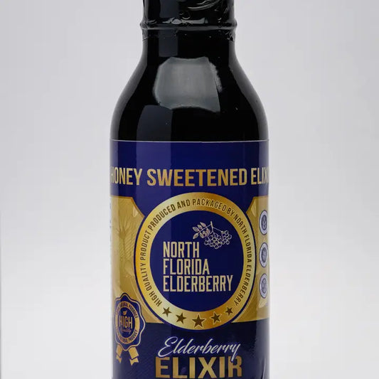 Honey Sweetened Elderberry Elixir