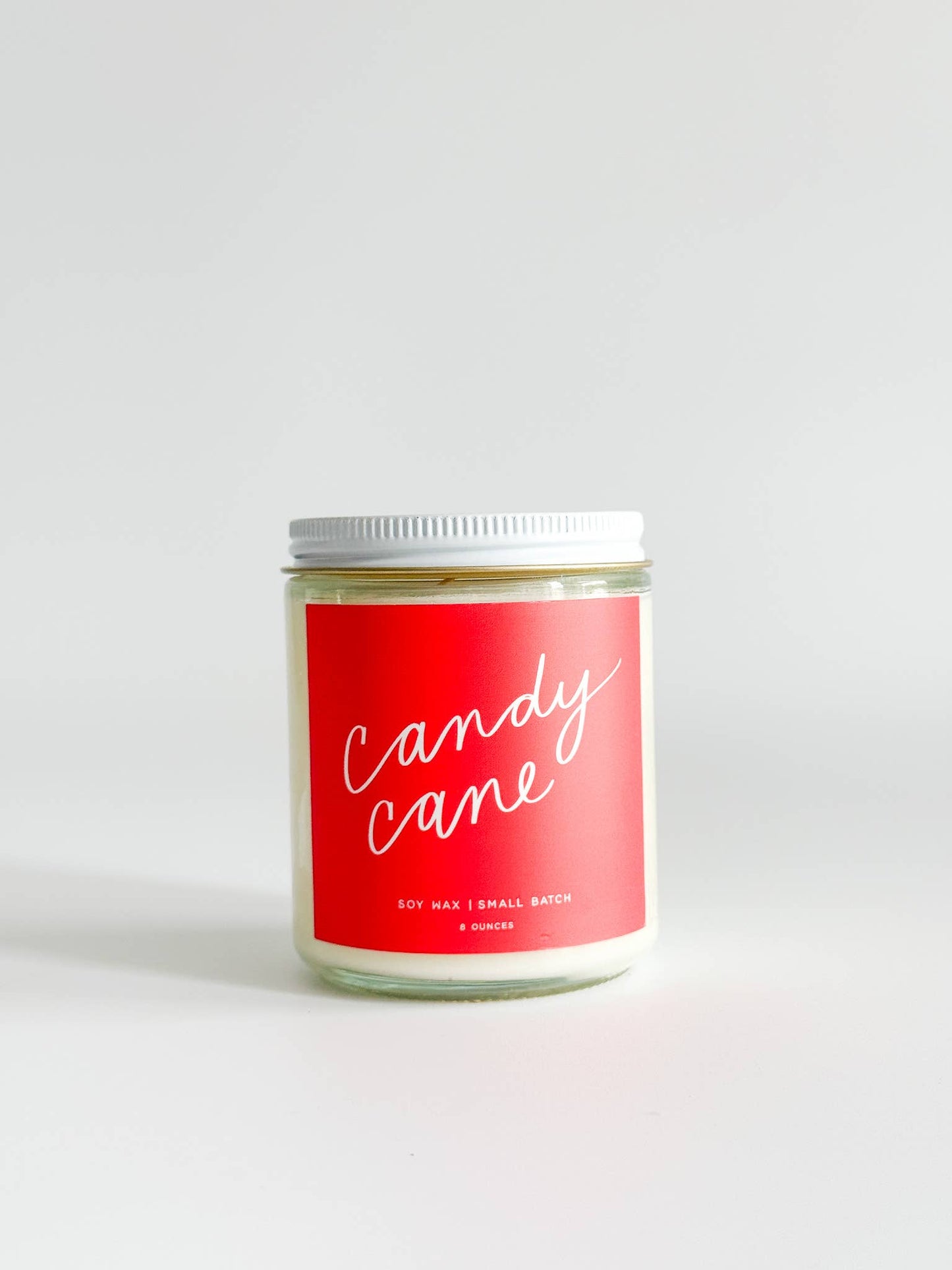 Candy Cane Candle | Peppermint + Vanilla