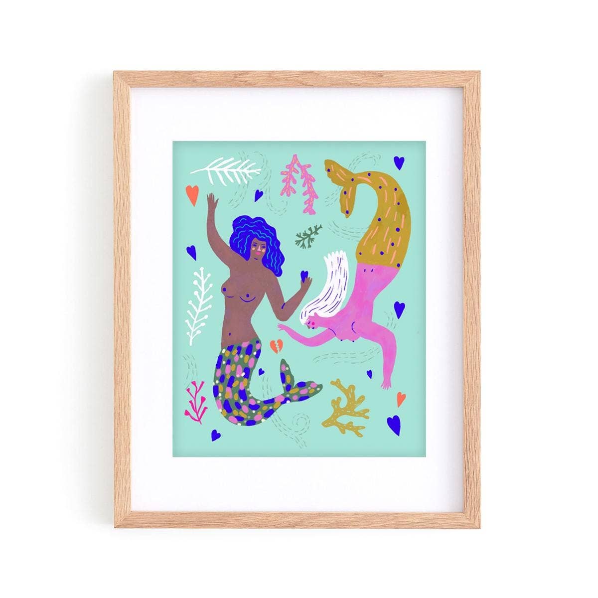 Art Print - Mermaid Fantasy by Sarah Walsh