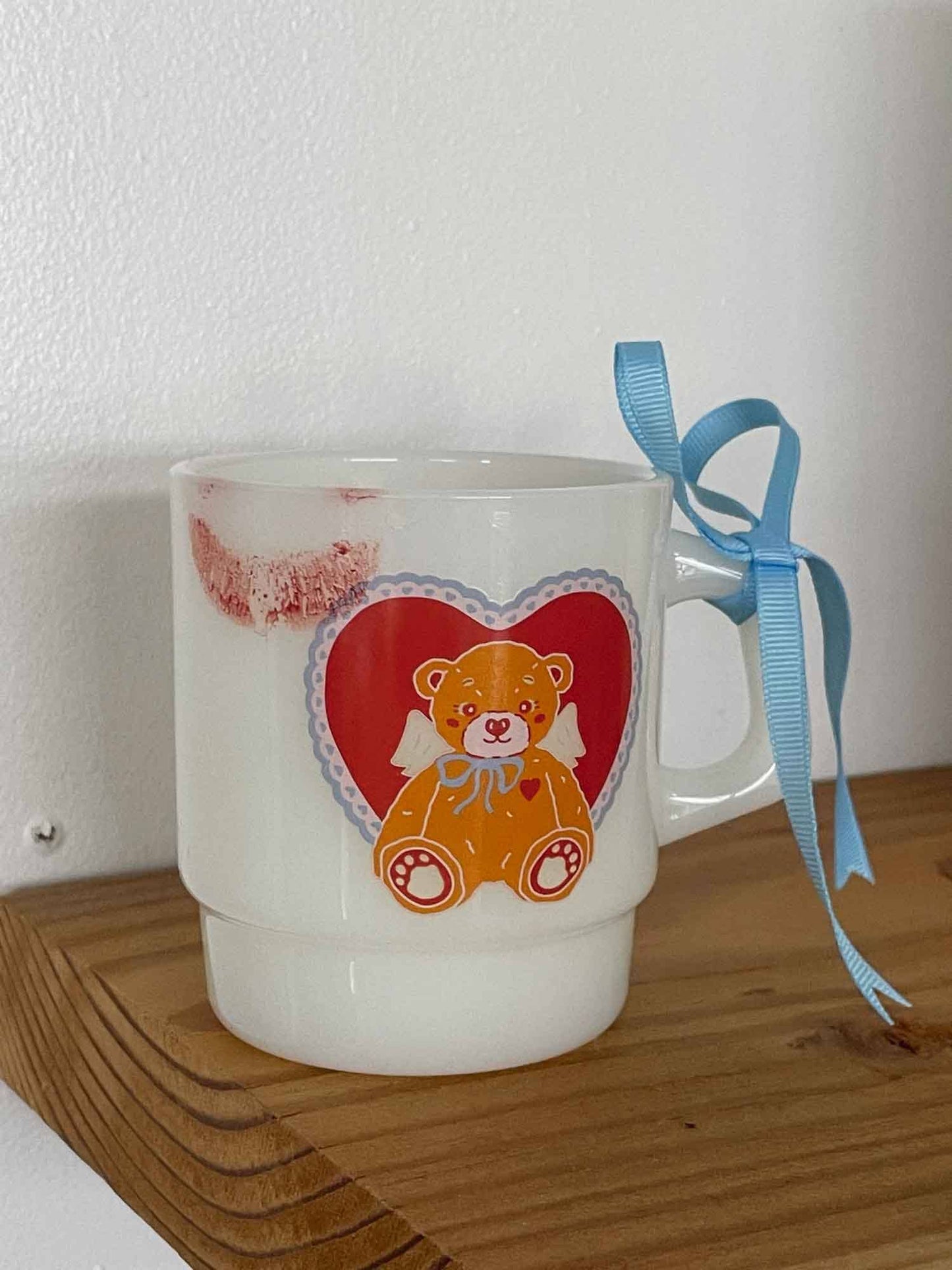 "Coquette Teddy" Vintage Diner Mug