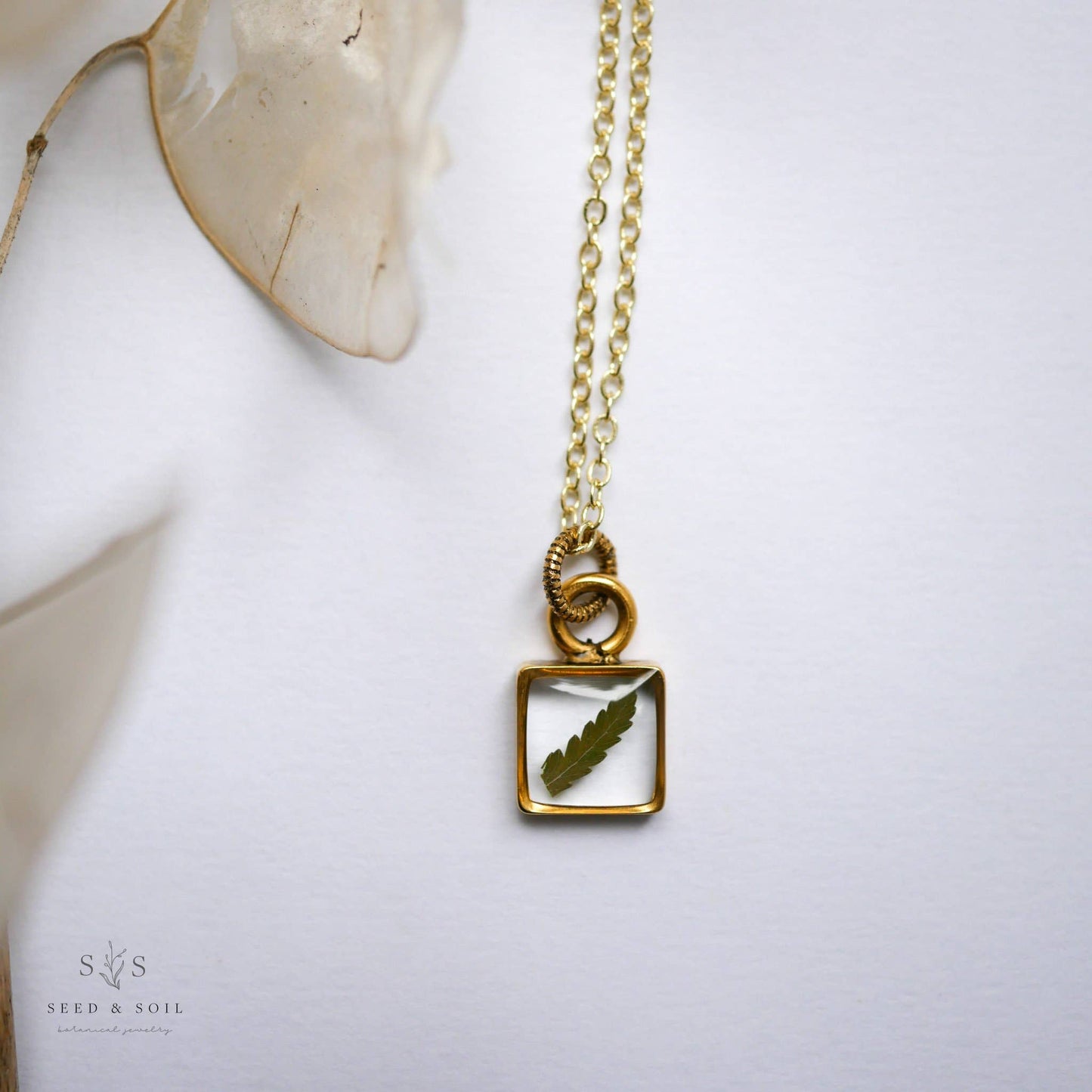 Tiny Square Pendant