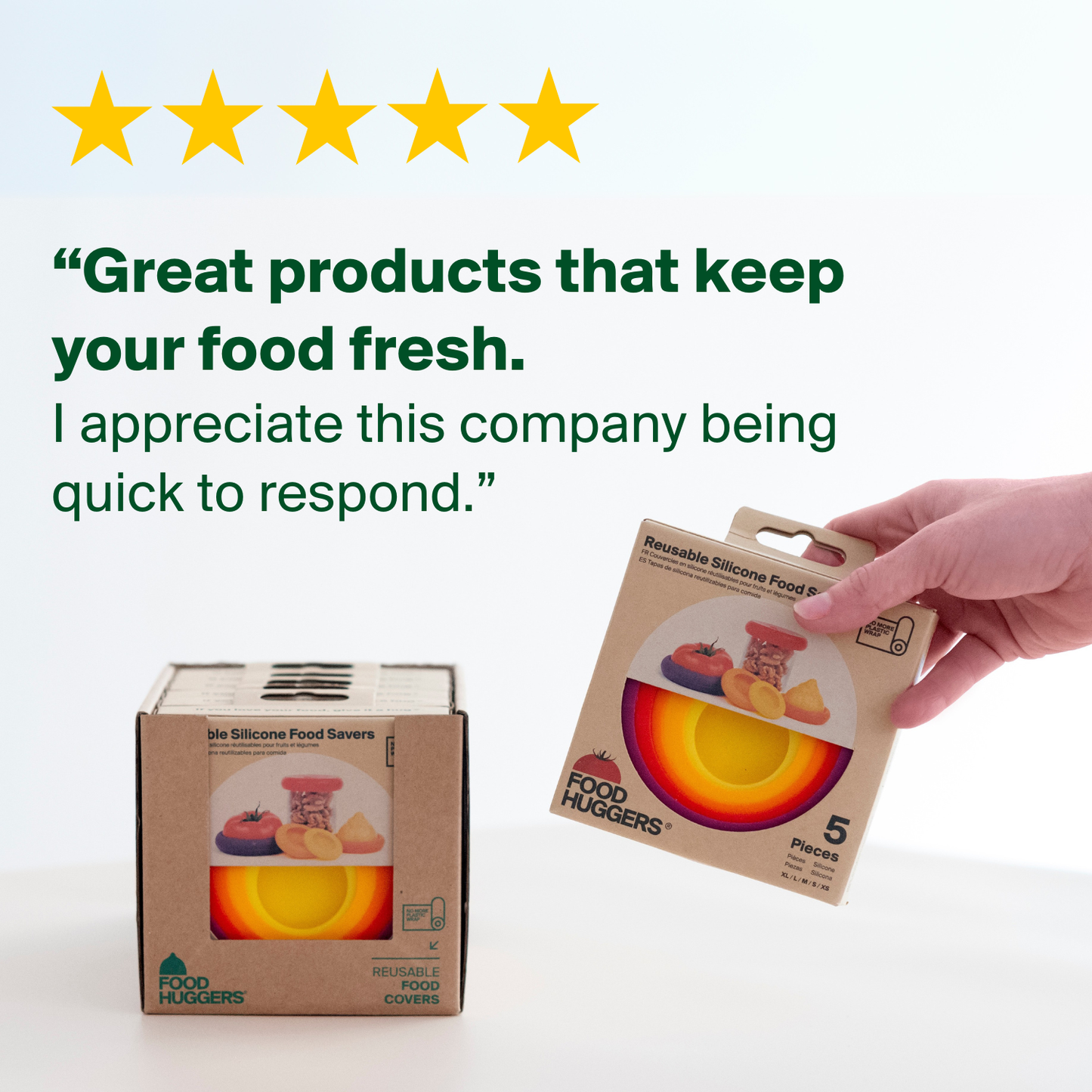 BESTSELLER - Terra Cotta Food Huggers - Set of 5