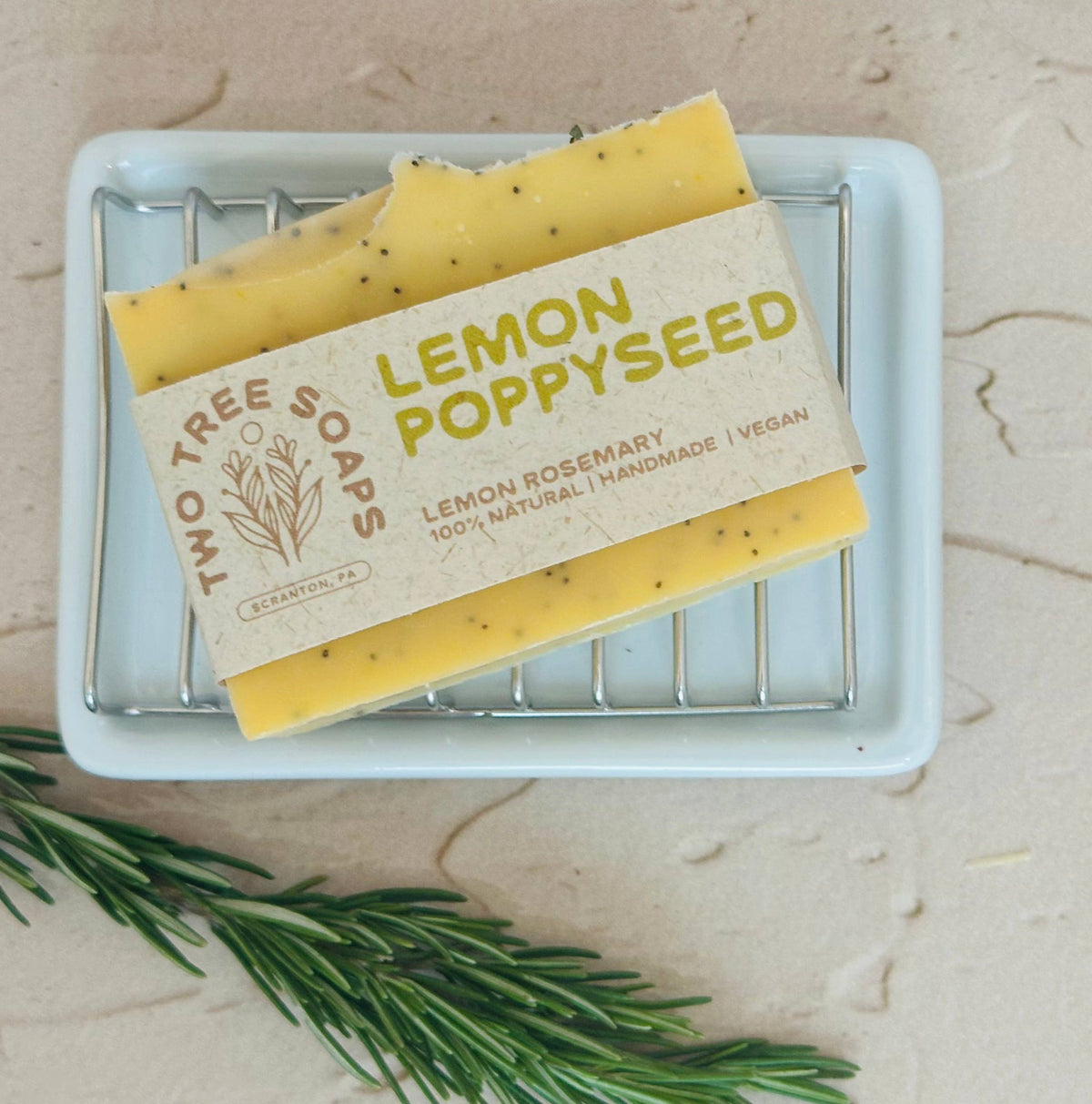 Lemon Poppyseed | Natural Handmade Bar Soap