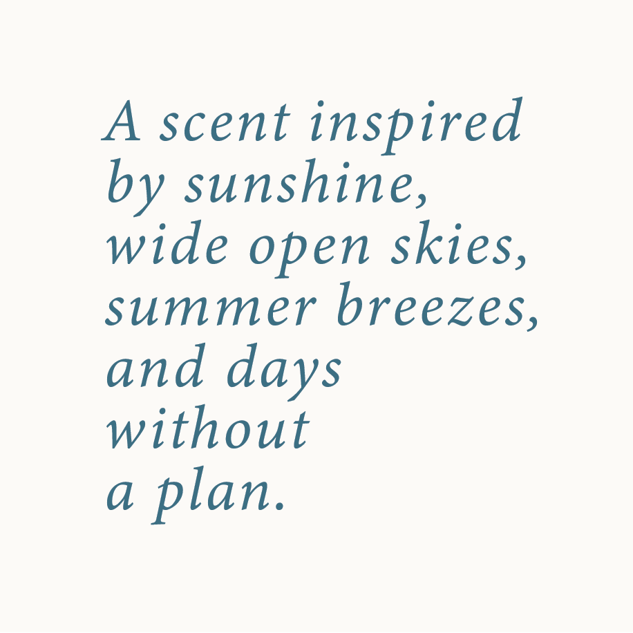 Blue Skies Candle | Cedarwood + Patchouli